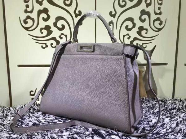 FENDI スーパーコピー ★人気 SELLERIA PEEKABOO レギュラーサイズ トフィー Gray 8BN290Q0JF0N8A