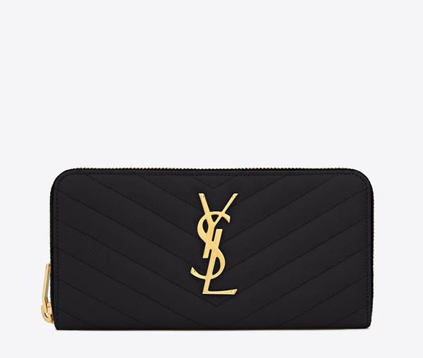 Saint Laurent☆サンローランスーパーコピー モノグラム コンチネンタル長財布 ブラック 372264BOW01 1000