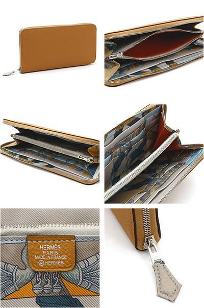 HERMES 芸能人に大人気 エルメス コピー シルクイン ロング 長財布 2015年製造 6051308