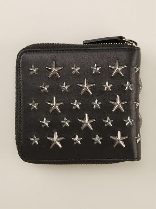 ジミーチュウ コピー Jimmy Choo★メンズ2つ折り財布LAWRENCE★星スタッズ jc70116