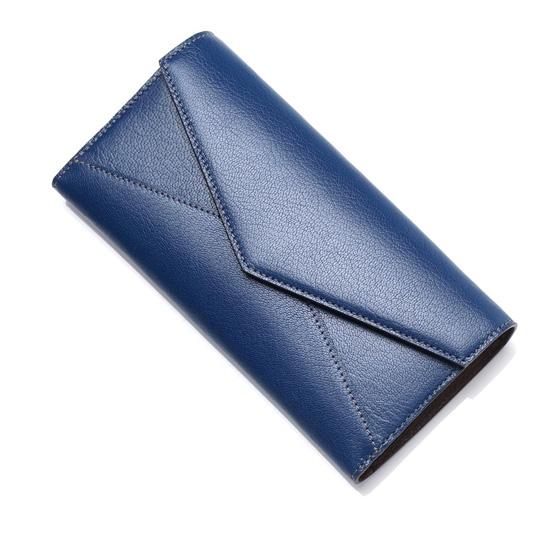 CARTIER/カルティエ スーパーコピー★インディゴ×３つ折り長財布★最新作★7060506