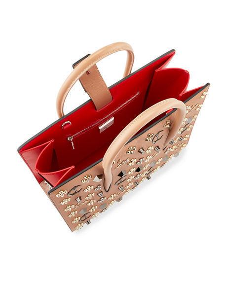 クリスチャンルブタン Paloma Medium Mixed-Stud Tote バッグ 7101116