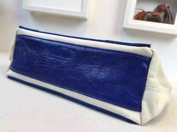 2015新作 BALENCIAGA バレンシアガスーパーコピー ネイビートートXS ボルドー