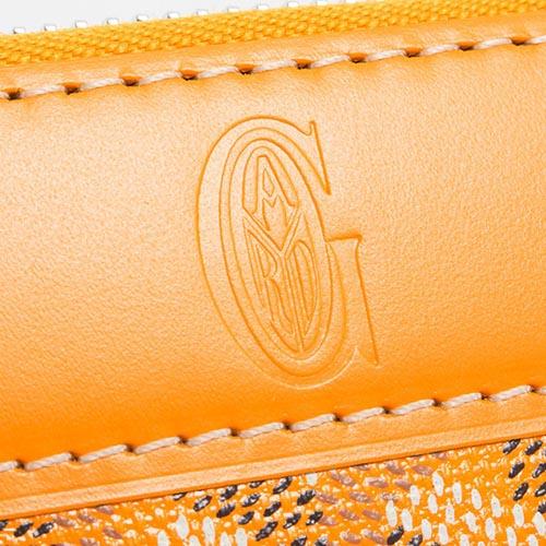 ★GOYARD/ゴヤール★シルバー×ジップ長財布×イエロー★新作★7030902