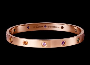 CARTIER LOVEブレスレットB6036517ローズゴールド＋ストーン