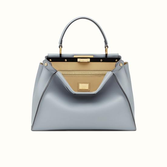 FENDI フェンディ コピー ピーカブー スレートグレー ハンドバッグ 8BN2903ZNF04QY