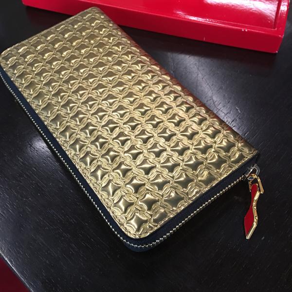 新作 ルブタン 財布 コピー Panettone Zipped 長財布 ☆ゴールデン 3165034GD21
