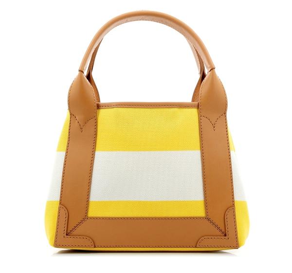 新作バレンシアガスーパーコピー【BALENCIAGA】大人気のXSストライプキャンバストート Yellow 6062903