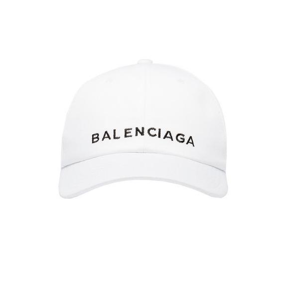 ☆17SS BALENCIAGA　ホワイトロゴキャップ☆7040803